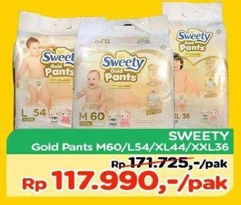 Promo Harga Sweety Gold Pants M60, L54, XL44, XXL36  - TIP TOP