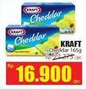 Promo Harga KRAFT Cheese Cheddar 165 gr - Hari Hari