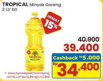 Promo Harga Tropical Minyak Goreng 2000 ml - Indomaret