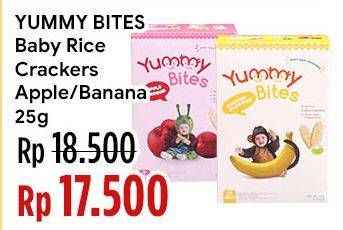 Promo Harga Yummy Bites Apple, Banana 25 gr - Indomaret