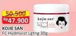 Promo Harga KOJIE SAN Face Lightening Cream 30 gr - Alfamart