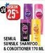 Promo Harga SUNSILK Shampo & Kondisioner 170 ml - Hypermart