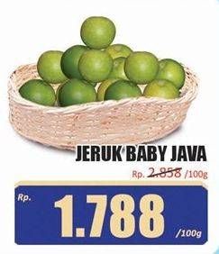 Promo Harga Jeruk Baby Java per 100 gr - Hari Hari