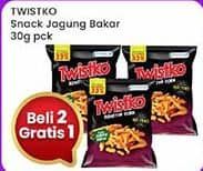 Twistko Snack Jagung Bakar 30 gr Beli 2 Gratis 1 , Extra Potongan Rp5.000 Dengan Kartu Debit PermataBank min Transaksi Rp100.000