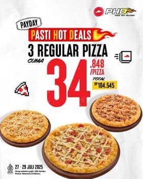 Promo Harga Pasti Hot Deals  - Pizza Hut