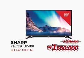 Promo Harga Sharp 2T-C32GD1500i  - Yogya