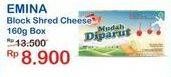 Promo Harga EMINA Cheddar Cheese Shred 160 gr - Indomaret