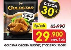 Promo Harga GOLDSTAR Nugget Stickie 500 gr - Superindo