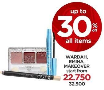 Promo Harga Wardah/Emina/Make Over Cosmetic  - Watsons