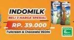 Promo Harga INDOMILK Susu Fresh Cokelat, Plain 950 ml - Yogya