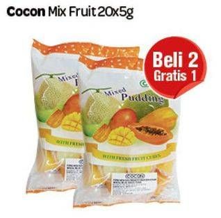 Promo Harga COCON Mixed Mini Pudding 5 gr - Carrefour