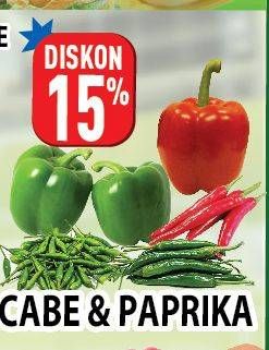 Promo Harga Cabai/Paprika  - Hypermart