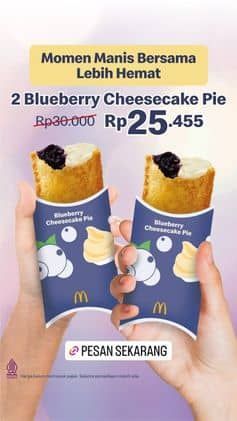 Promo Harga Blueberry Cheesecake Pie  - McD
