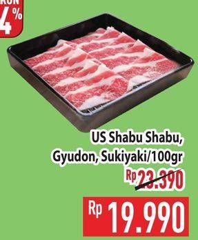 US Shabu Shabu, Gyudon, Sukiyaki /100gr