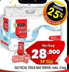 Promo Harga 365 Facial Tissue 1000 gr - Superindo