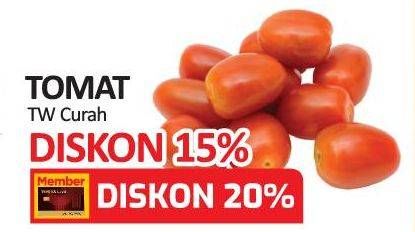 Promo Harga Tomat TW Curah per 100 gr - Yogya