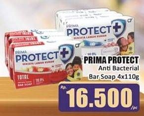 Promo Harga Prima Protect Plus Sabun Batang Antibakterial per 4 pcs 110 gr - Hari Hari