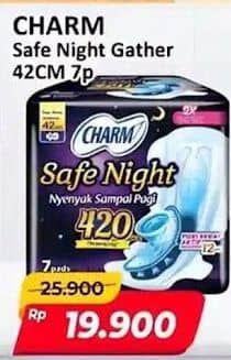 Promo Harga Charm Safe Night Gathers 42cm 7 pcs - Alfamart