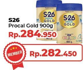 Promo Harga S26 Procal Gold Susu Pertumbuhan Vanilla 900 gr - Yogya