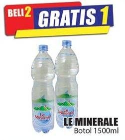 Promo Harga LE MINERALE Air Mineral 1500 ml - Hari Hari