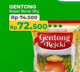 Promo Harga Gentong Rejeki Beras 5000 gr - Yogya