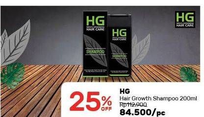 Promo Harga HG Shampoo Hair Tonic Growth For Men 200 ml - Guardian