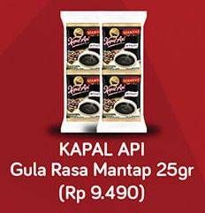 Promo Harga Kapal Api Kopi Mantap + Gula per 10 sachet 25 gr - Hypermart