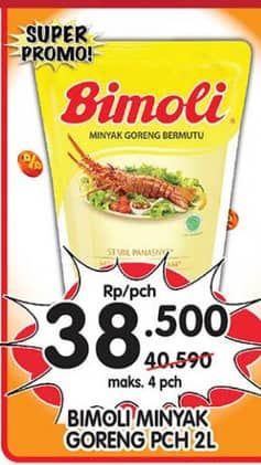 Promo Harga Bimoli Minyak Goreng 2000 ml - Superindo