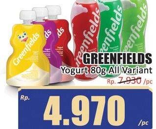 Promo Harga Greenfields Yogurt Squeeze All Variants 80 gr - Hari Hari