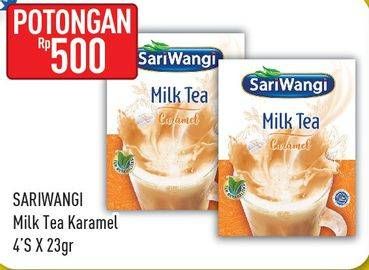 Promo Harga Sariwangi Milk Tea per 4 sachet 23 gr - Hypermart