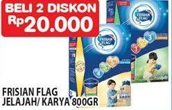 Promo Harga FRISIAN FLAG 123 Jelajah / 456 Karya 800 gr - Hypermart