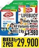 Promo Harga Lifebuoy Body Wash All Variants 400 ml - Hypermart