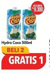 Promo Harga HYDRO COCO Minuman Kelapa Original 500 ml - Carrefour