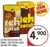Promo Harga Teh Kotak / Less Sugar  - Superindo