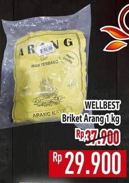 Promo Harga Wellbest Briket Arang 1000 gr - Hypermart
