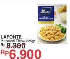 Promo Harga LA FONTE Macaroni Elbow Macaroni - 206 225 gr - Yogya