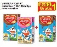 Promo Harga VIDORAN Xmart UHT All Variants 115 ml - Indomaret