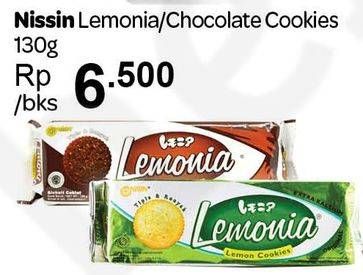 Promo Harga NISSIN Cookies Lemonia Original, Chocolate 130 gr - Carrefour