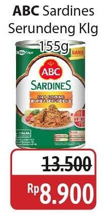 Promo Harga ABC Sardines Bumbu Serundeng 155 gr - Alfamidi