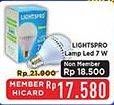 Promo Harga Lightspro Lampu LED Bulb 7W 1 pcs - Hypermart