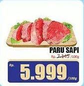 Promo Harga Paru Sapi per 100 gr - Hari Hari