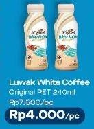 Promo Harga Luwak White Koffie Ready To Drink Original 240 ml - Alfamart