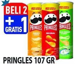 Promo Harga PRINGLES Potato Crisps 107 gr - Hypermart