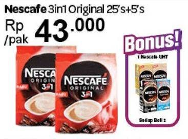 Promo Harga Nescafe Original 3 in 1  - Carrefour