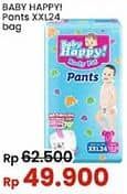 Promo Harga Baby Happy Body Fit Pants XXL24 24 pcs - Indomaret