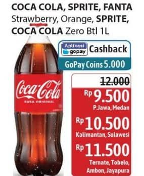 Promo Harga Coca Cola/Sprite/Fanta/ Sprite Zero/Coca Cola Zero Minuman Soda  - Alfamidi