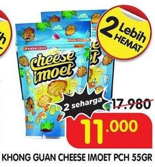 Promo Harga KHONG GUAN Cheese Imoet 55 gr - Superindo