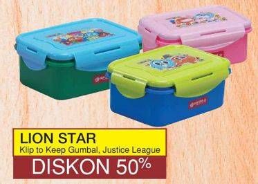 Promo Harga LION STAR Klip To Keep Gumbal, Justice League  - Yogya