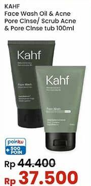 Promo Harga Kahf Face Wash Oil And Acne Care, Gentle Exfoliating 100 ml - Indomaret