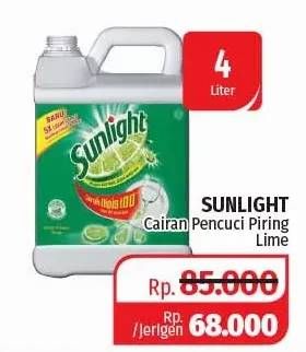 Promo Harga SUNLIGHT Pencuci Piring Jeruk Nipis 100  - Lotte Grosir